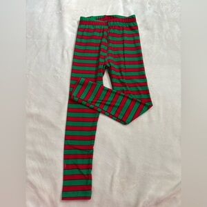 Retired Red and Green Striped SweetLegs Leggings
